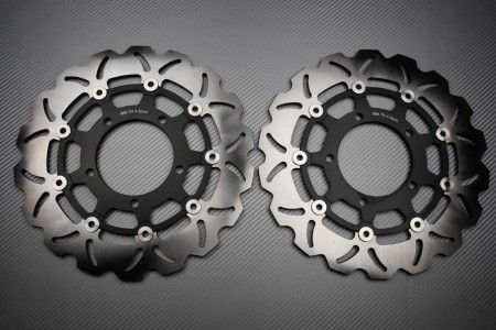 Pair of front Wave brake discs 310 mm Suzuki GSXR 600 750 K6 K7 GSX-R 1000 K5 K8