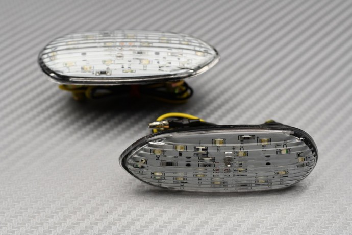 Obturateurs de Rétroviseurs Avec Clignotants LED Intégrés - Nombreuses SUZUKI GSXR 600 750 1000 Obturateurs de Rétroviseurs Avec Clignotants LED Intégrés - Nombreuses SUZUKI GSXR 600 750 1000