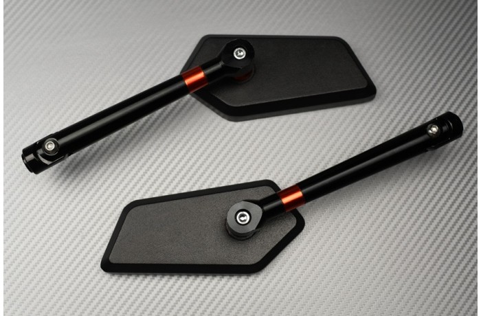 Pair of Racing Rearview Mirrors Design 3 Pair of Racing Rearview Mirrors Design 3