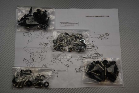 Kit Tornillería Carenados Completos Kawasaki ZX10R 2006 - 2007