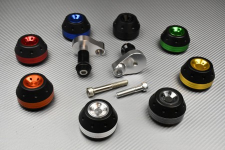 Pair of Frame Sliders / Crash Pads for Suzuki GSXS 1000F 2015 - 2021