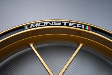 Stickers bordo cerchioni DUCATI - Logo MONSTER Stickers bordo cerchioni DUCATI - Logo MONSTER