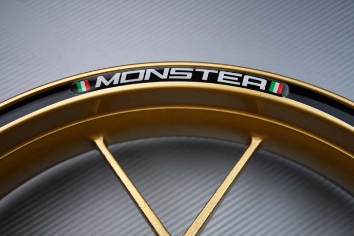 Stickers bordo cerchioni DUCATI - Logo MONSTER Stickers bordo cerchioni DUCATI - Logo MONSTER