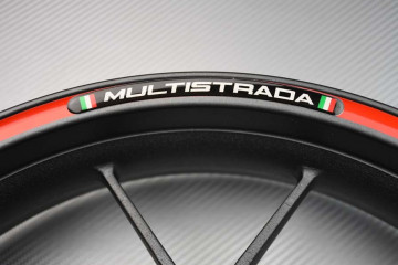 Rim Edge Stickers DUCATI - MULTISTRADA Logo Rim Edge Stickers DUCATI - MULTISTRADA Logo