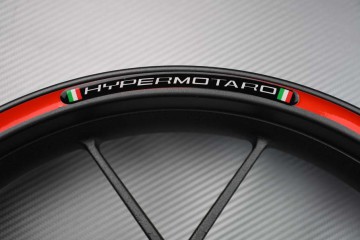 Motorrad Felgenrandaufkleber DUCATI - Logo HYPERMOTARD