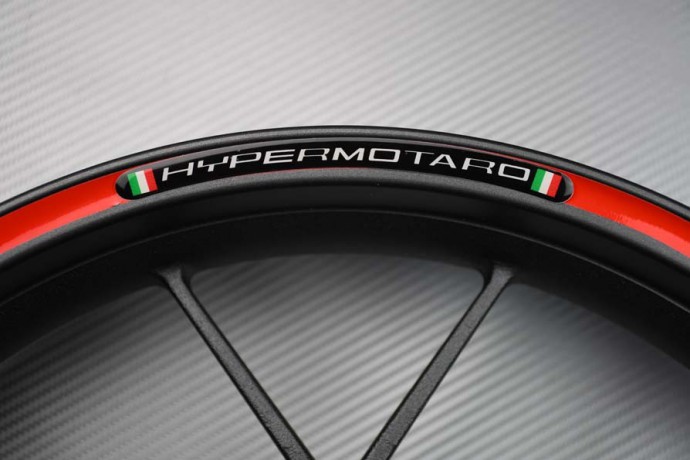 Motorrad Felgenrandaufkleber DUCATI - Logo HYPERMOTARD