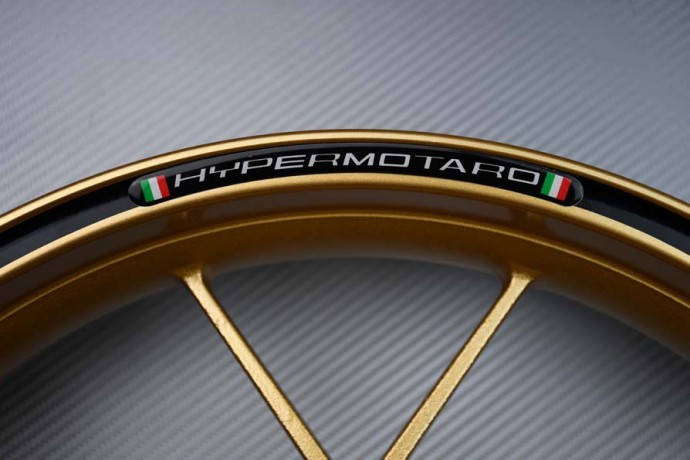 Motorrad Felgenrandaufkleber DUCATI - Logo HYPERMOTARD
