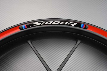 Motorrad Felgenrandaufkleber BMW - Logo S1000R