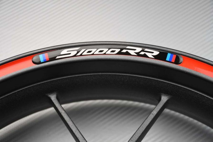 Stickers bord de jantes BMW - Logo S1000RR Stickers bord de jantes BMW - Logo S1000RR