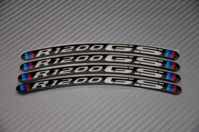 Rim Edge Stickers BMW - R1200GS Logo Rim Edge Stickers BMW - R1200GS Logo