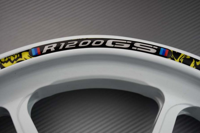 Rim Edge Stickers BMW - R1200GS Logo Rim Edge Stickers BMW - R1200GS Logo