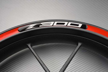 Stickers bord de jantes KAWASAKI - Logo Z300 Stickers bord de jantes KAWASAKI - Logo Z300