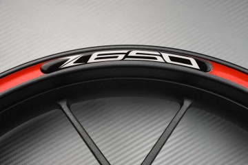Motorrad Felgenrandaufkleber KAWASAKI - Logo Z650
