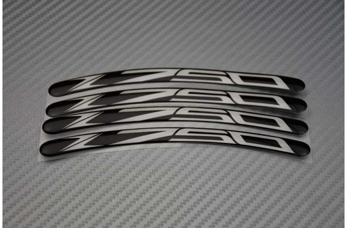 Motorrad Felgenrandaufkleber KAWASAKI - Logo Z750