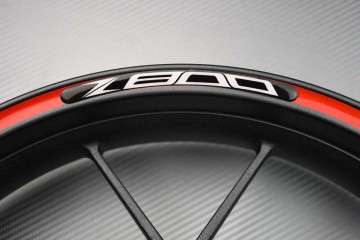 Motorrad Felgenrandaufkleber KAWASAKI - Logo Z800 Motorrad Felgenrandaufkleber KAWASAKI - Logo Z800