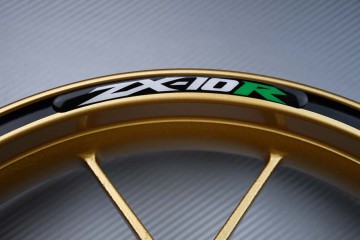 Stickers bordo cerchioni KAWASAKI - Logo ZX10R