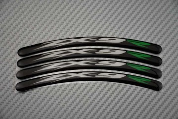 Stickers para borde de llantas KAWASAKI - Logotipo ZX9R