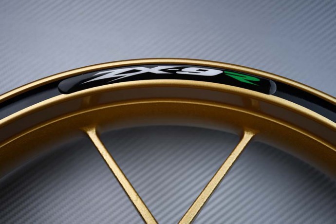 Stickers para borde de llantas KAWASAKI - Logotipo ZX9R
