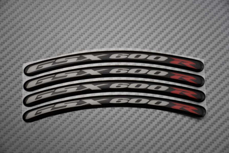 Stickers para borde de llantas SUZUKI - Logotipo GSXR 600