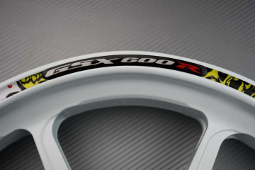 Stickers para borde de llantas SUZUKI - Logotipo GSXR 600