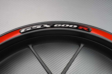 Motorrad Felgenrandaufkleber SUZUKI - Logo GSXR 600