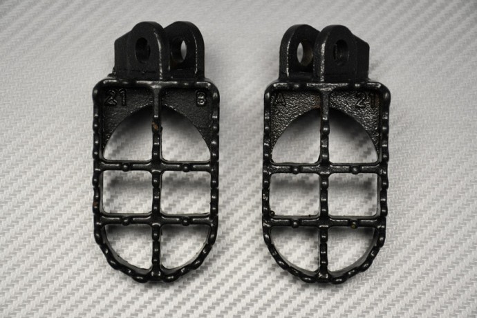 Paire de Repose-pieds Cross Kawasaki KLX 400 Suzuki DRZ 400 RM 125 / 250
