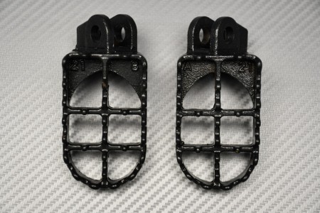Paire de Repose-pieds Cross Kawasaki KLX 400 Suzuki DRZ 400 RM 125 / 250
