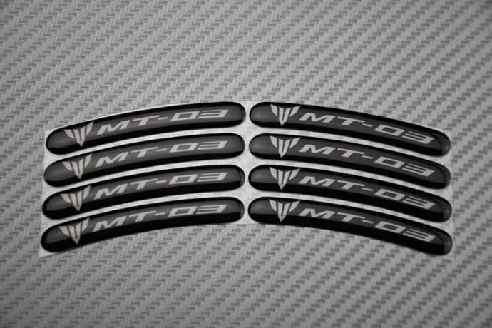 Stickers bordo cerchioni YAMAHA - Logo MT03