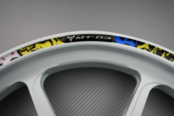 Stickers bordo cerchioni YAMAHA - Logo MT03