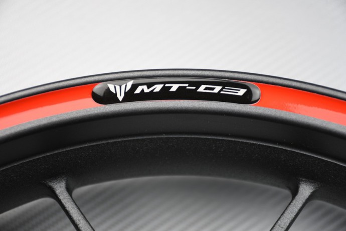 Stickers bordo cerchioni YAMAHA - Logo MT03