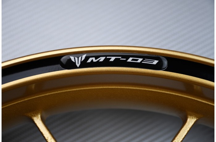 Stickers bord de jantes YAMAHA - Logo MT03 Stickers bord de jantes YAMAHA - Logo MT03
