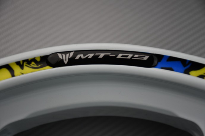 Stickers para borde de llantas YAMAHA - Logotipo MT09