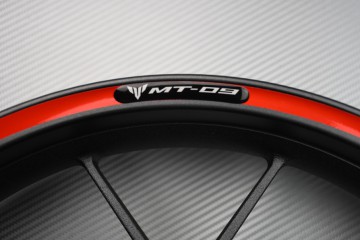 Rim Edge Stickers YAMAHA - MT-09 Logo