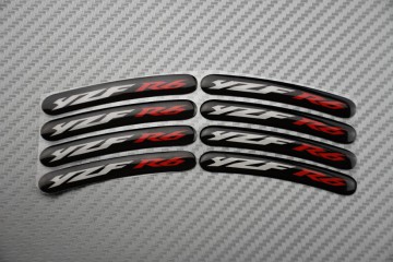 Stickers para borde de llantas YAMAHA - Logotipo YZF R6