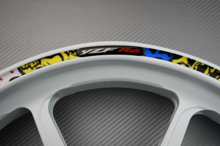 Stickers para borde de llantas YAMAHA - Logotipo YZF R6