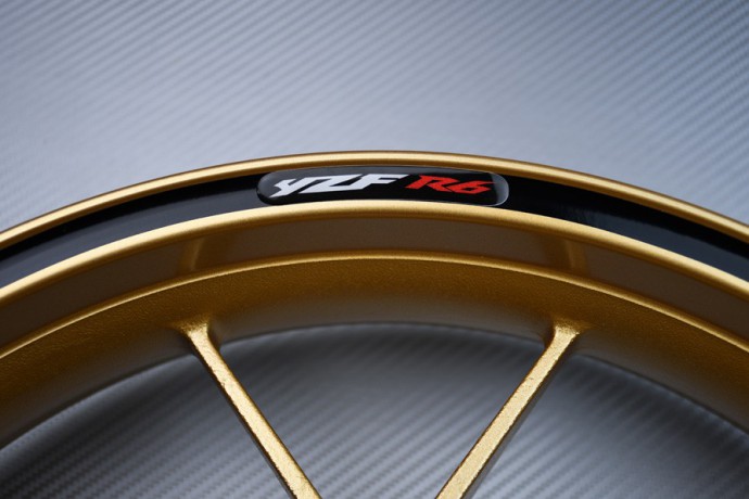 Stickers para borde de llantas YAMAHA - Logotipo YZF R6 Stickers para borde de llantas YAMAHA - Logotipo YZF R6