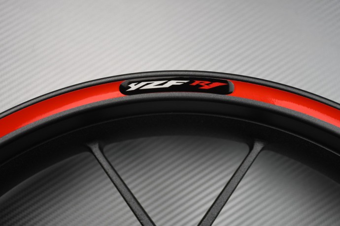 Stickers para borde de llantas YAMAHA - Logotipo YZF R1 Stickers para borde de llantas YAMAHA - Logotipo YZF R1