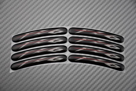 Stickers para borde de llantas YAMAHA - Logotipo FZ6