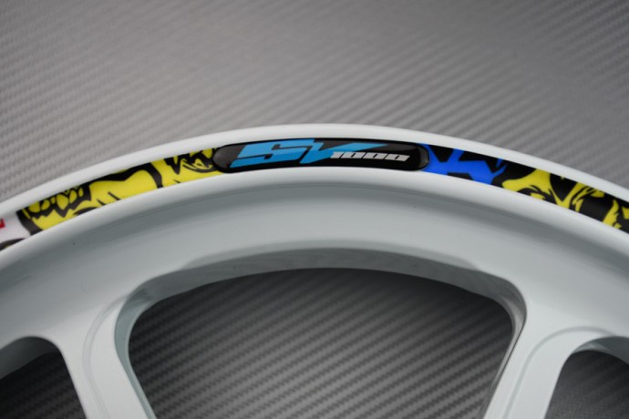Stickers bord de jantes SUZUKI - Logo SV 1000