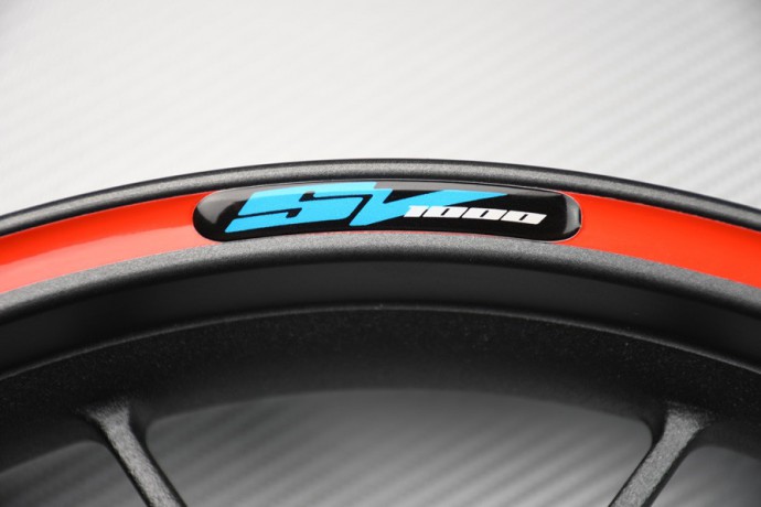 Stickers bord de jantes SUZUKI - Logo SV 1000