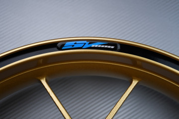 Stickers para borde de llantas SUZUKI - Logotipo SV 1000