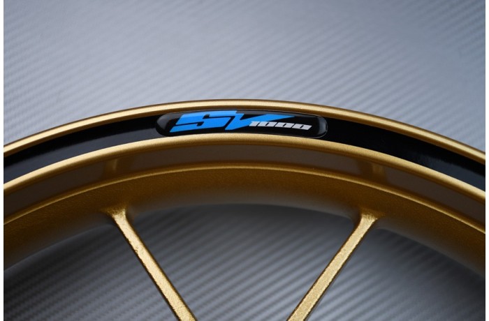 Stickers para borde de llantas SUZUKI - Logotipo SV 1000