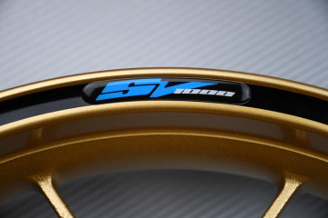 Stickers para borde de llantas SUZUKI - Logotipo SV 1000