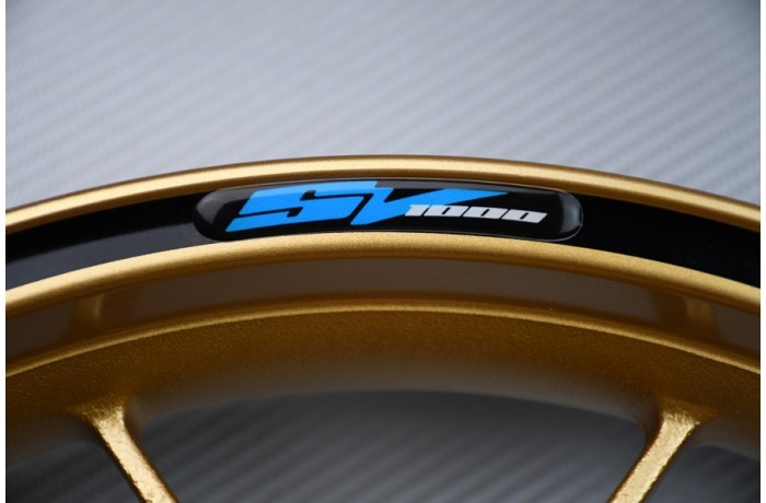 Stickers para borde de llantas SUZUKI - Logotipo SV 1000