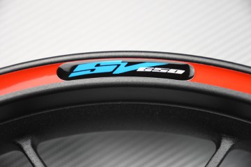 Stickers bord de jantes SUZUKI - Logo SV 650 Stickers bord de jantes SUZUKI - Logo SV 650