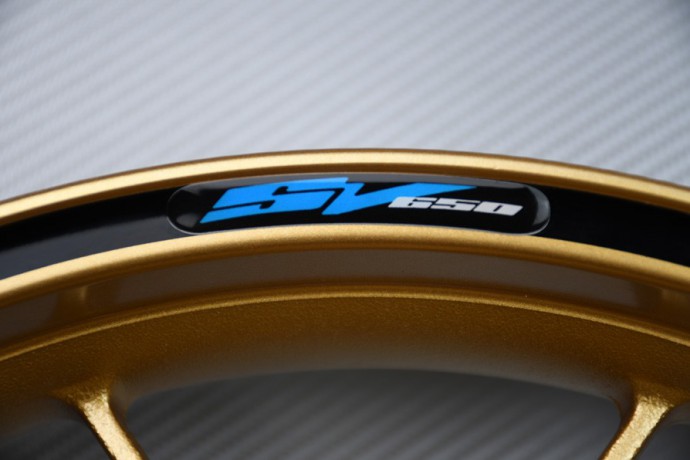 Stickers bord de jantes SUZUKI - Logo SV 650 Stickers bord de jantes SUZUKI - Logo SV 650