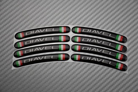 Stickers bord de jantes DUCATI - Logo DIAVEL
