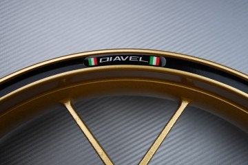 Stickers bordo cerchioni DUCATI - Logo DIAVEL