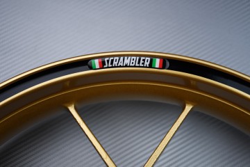 Rim Edge Stickers DUCATI - SCRAMBLER Logo