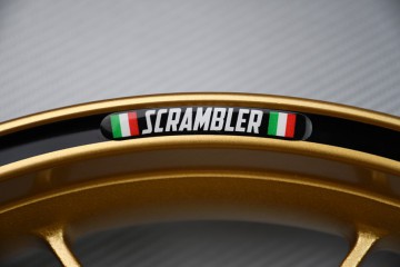 Rim Edge Stickers DUCATI - SCRAMBLER Logo